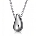 Teardrop Necklace, Stainless Steel